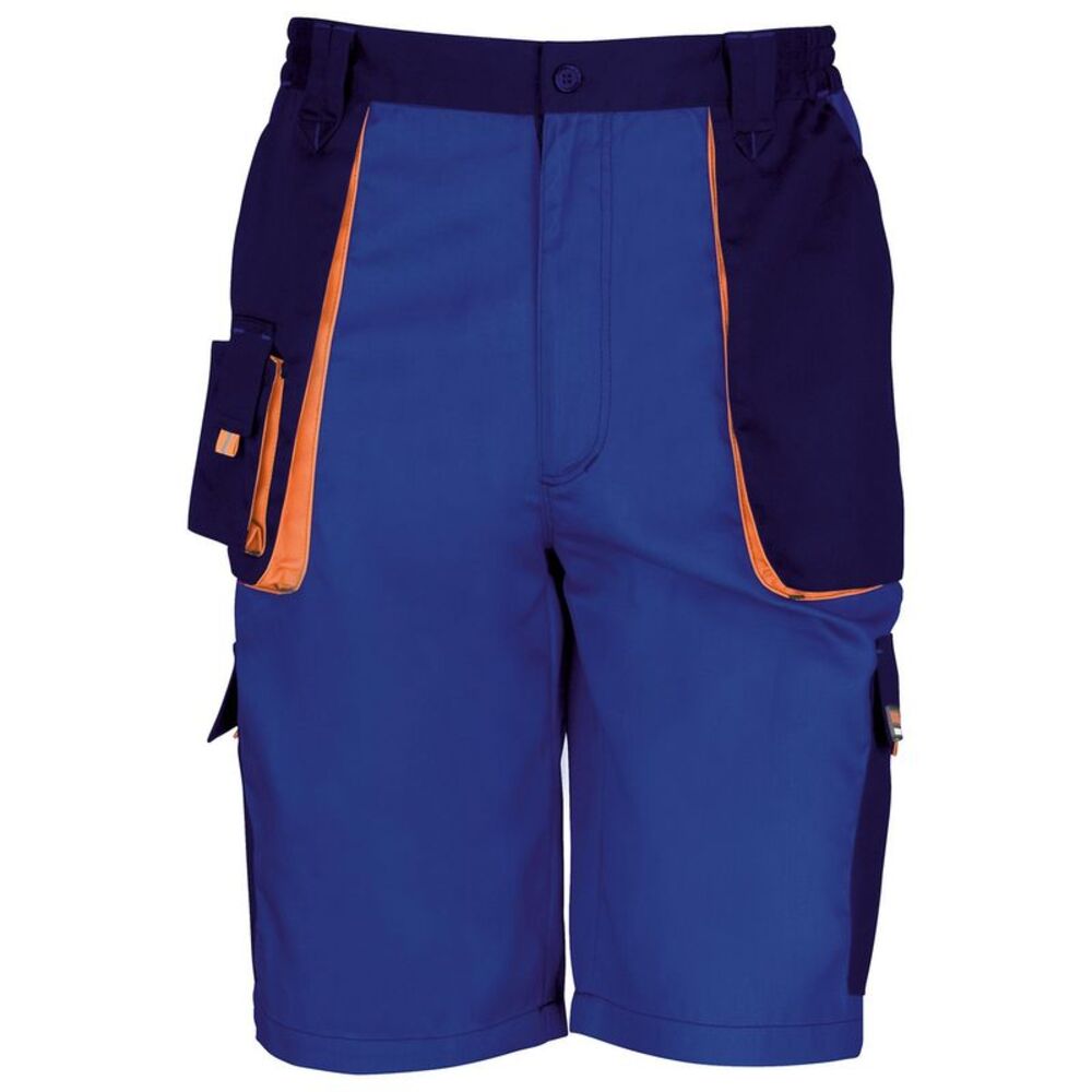 Result Work-Guard Mens Lite Shorts / Royal Blue/Navy